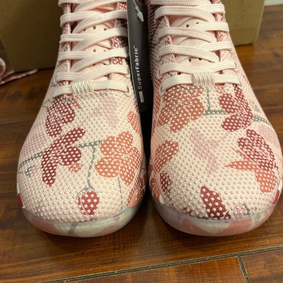 NoBull high top blush cherry blossom trainer shoes - Picture 7 of 8